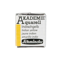 Schmincke AKADEMIE Aquarellfarben 1/2 Näpfchen – 225 indian Gelb