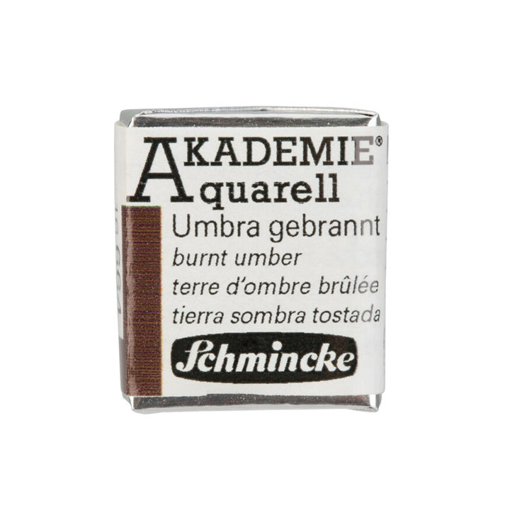 Schmincke AKADEMIE Aquarellfarben 1/2 Näpfchen – 664 umbra gebrannt