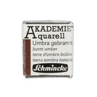 Schmincke AKADEMIE Aquarellfarben 1/2 Näpfchen – 664 umbra gebrannt