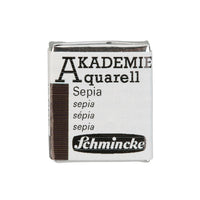Schmincke AKADEMIE Aquarellfarben 1/2 Näpfchen – 665 Sepia