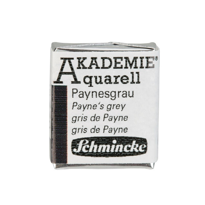 Schmincke AKADEMIE Aquarellfarben 1/2 Näpfchen – 770 paynes grey