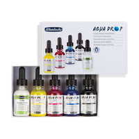 Schmincke AQUA DROP Kartonset, 5 x 30 ml (Primärfarben) + Deckweiß