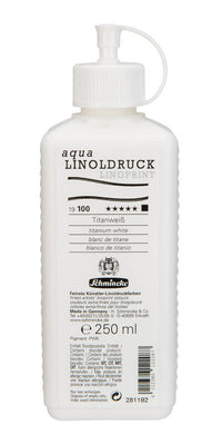 Schmincke aqua-LINOPRINT Linoldruckfarbe 250 ml – 100 Titanweiß