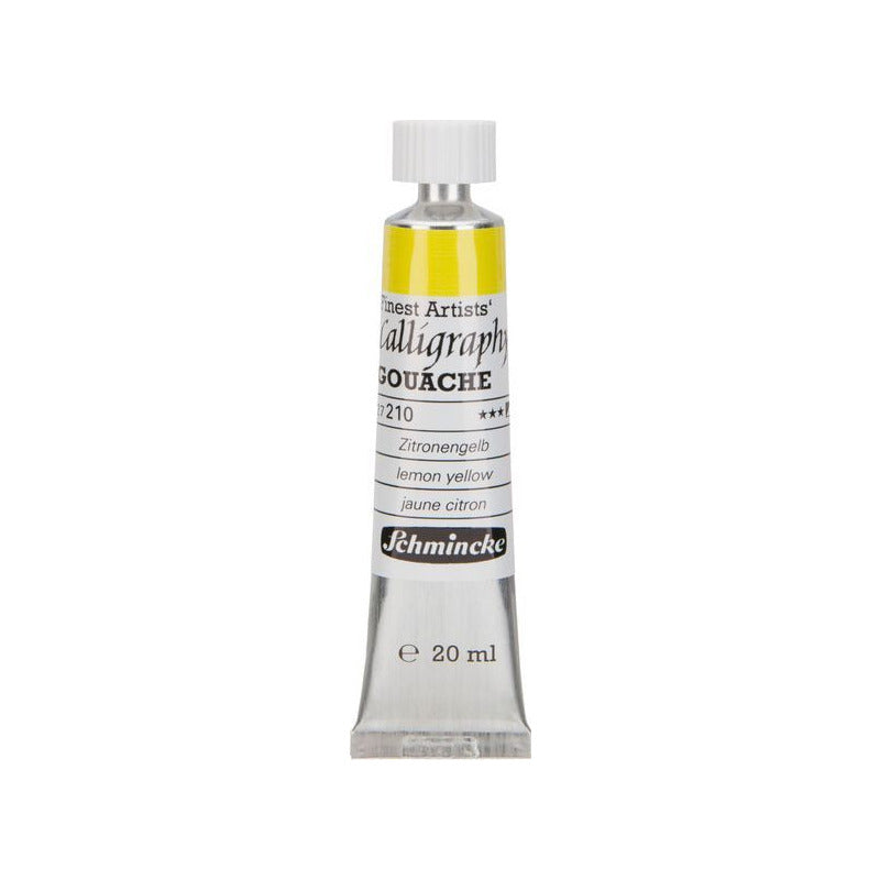 Schmincke Calligraphy Gouache Kalligraphie-Gouache 20 ml – 210 Zitronengelb
