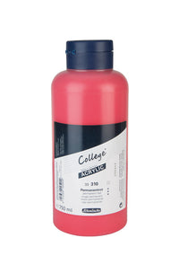 Schmincke College Acrylic Acrylfarben 750 ml – 310 Permanentrot