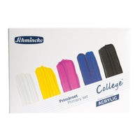 Schmincke College Acrylic Acrylfarben-Set – 5 x 75 ml, Grundfarben