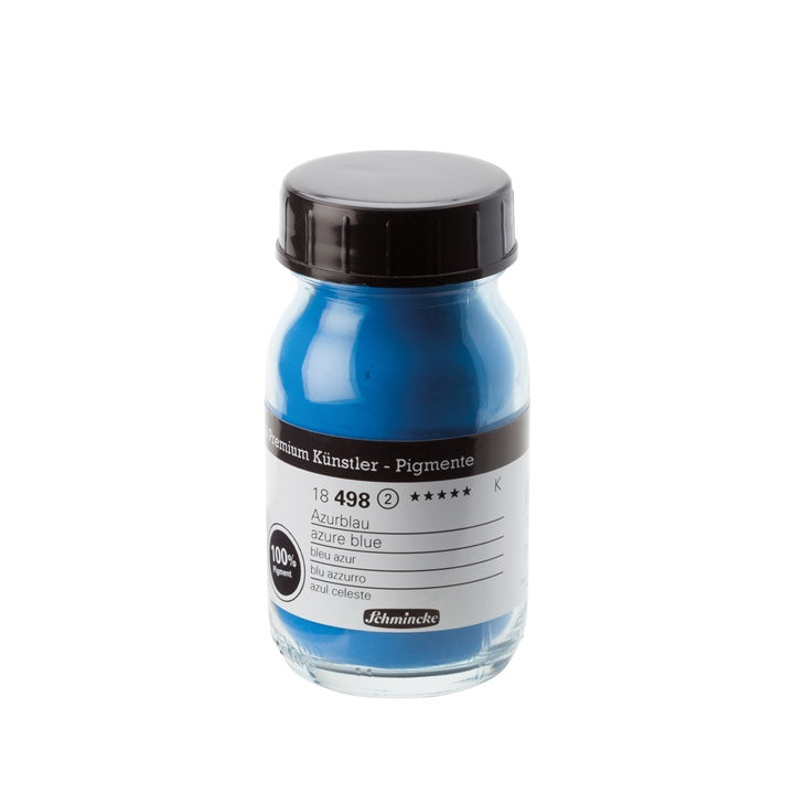 Schmincke Farbpigmente 100 ml – 498 Azurblau