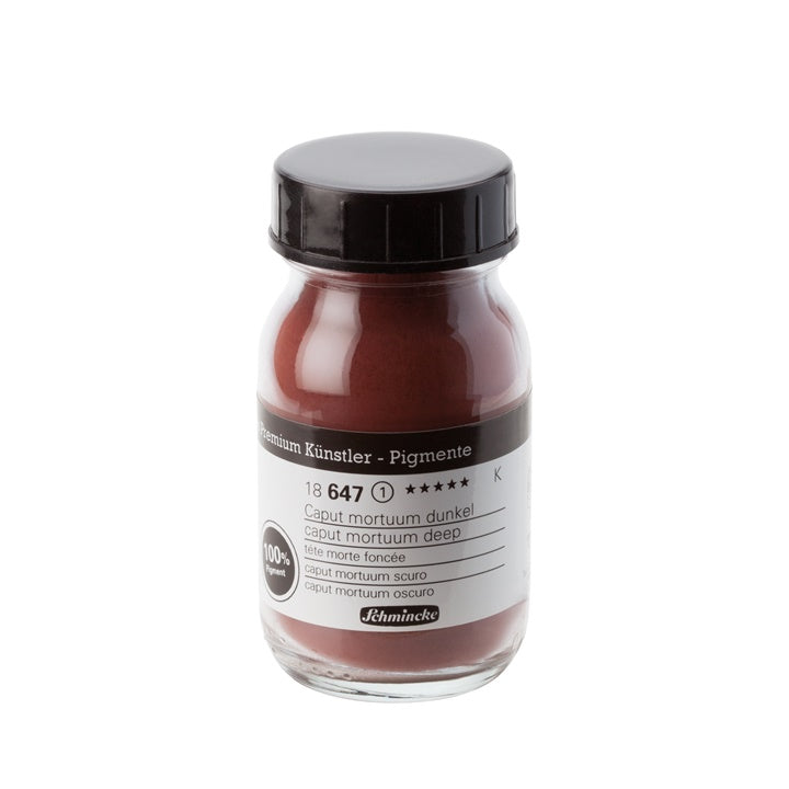 Schmincke Farbpigmente 100 ml – 647 caput mortuum deep