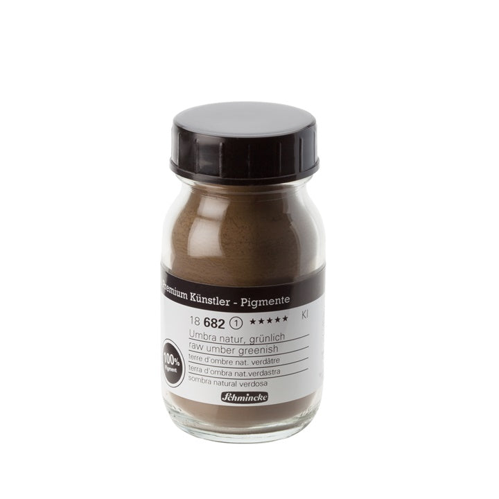 Schmincke Farbpigmente 100 ml – 682 Rohumbra grünstichig