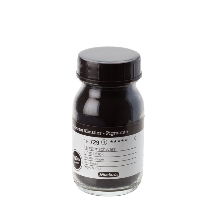 Schmincke Farbpigmente 100 ml – 729 lamp black