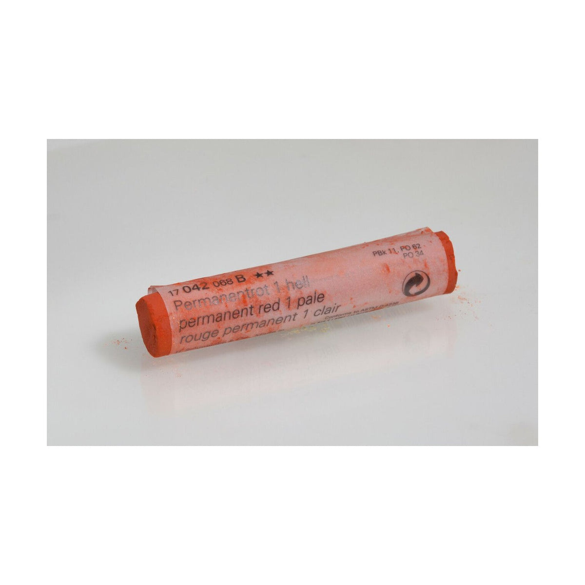 Schmincke FINEST EXTRA-SOFT Softpastell – Serie 1 – 042 B permanent red 1 pale