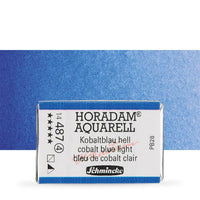 Schmincke Horadam Aquarellfarben im ganzen Näpfchen – 487 Kobaltblau hell