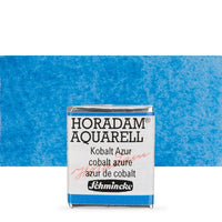 Schmincke Horadam Aquarellfarben im halben Näpfchen – 483 Kobaltazurblau