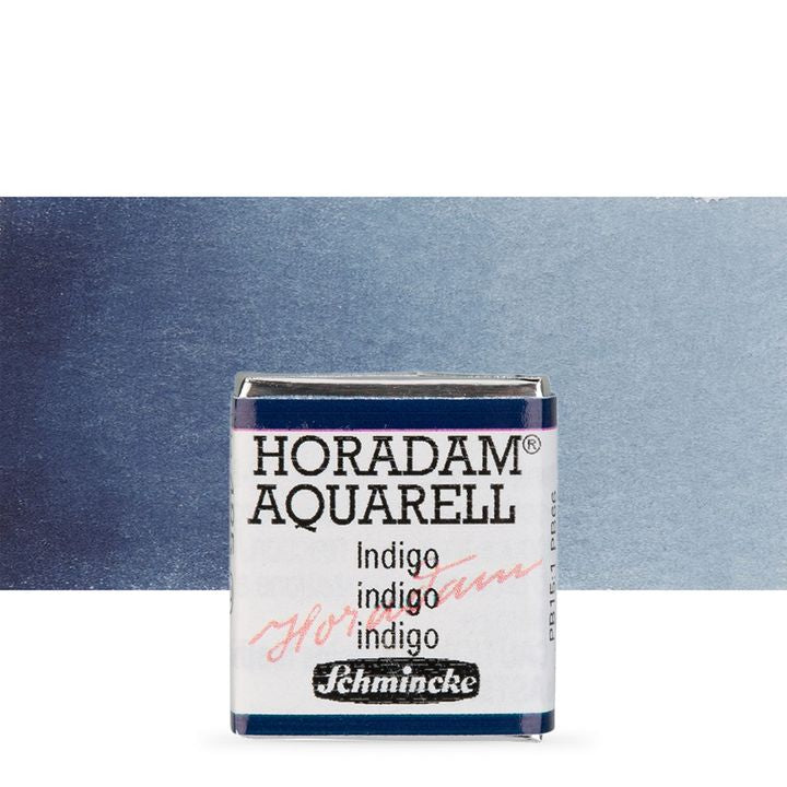 Schmincke Horadam Aquarellfarben im halben Näpfchen – 485 indigo