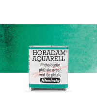Schmincke Horadam Aquarellfarben im halben Näpfchen – 519 phthalo Grün