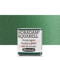 Schmincke Horadam Aquarellfarben im halben Näpfchen – 521 Hookers green