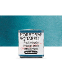 Schmincke Horadam Aquarellfarben im halben Näpfchen – 528 Preußisch Grün