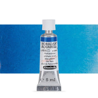 Schmincke HORADAM Aquarellfarben in der 5 ml Tube – 484 phthalo Blau