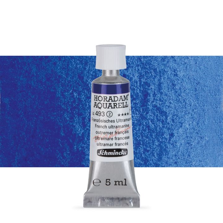Schmincke HORADAM Aquarellfarben in der 5 ml Tube – 493 Französisch Ultramarin