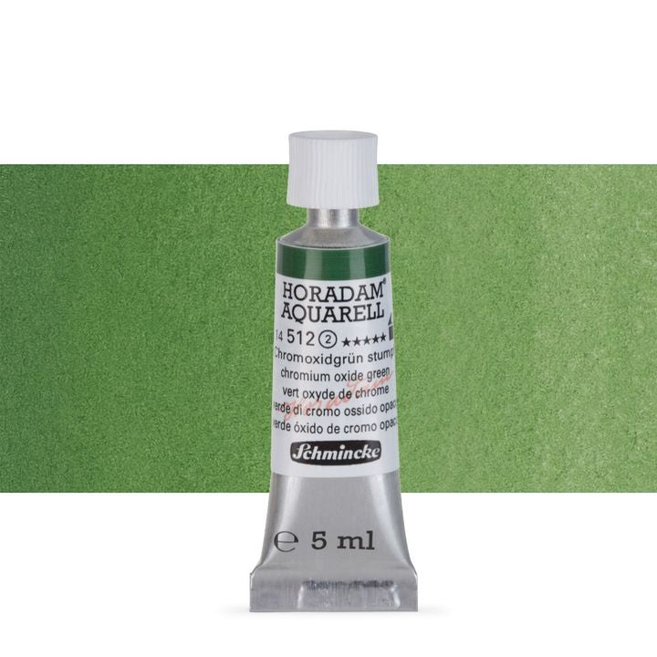 Schmincke HORADAM Aquarellfarben in der 5 ml Tube – 512 chromium oxide green
