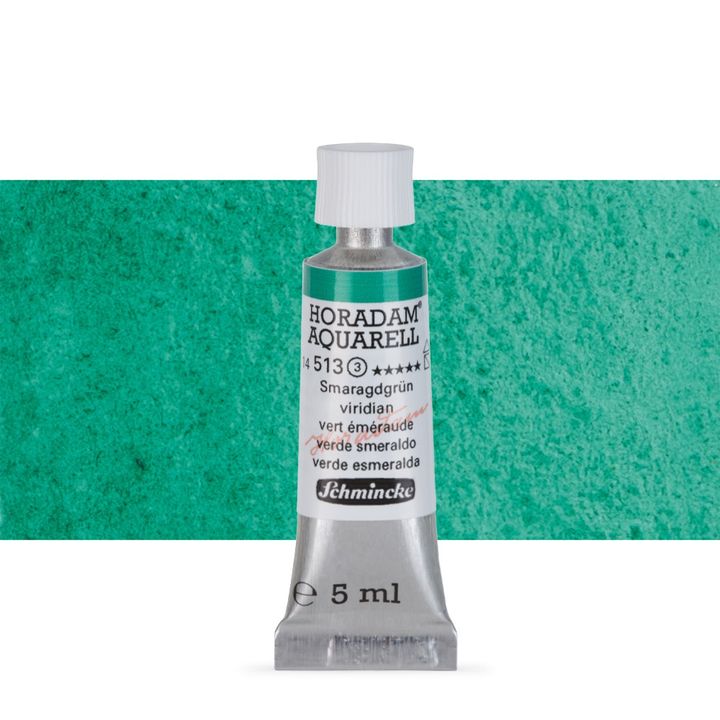 Schmincke HORADAM Aquarellfarben in der 5 ml Tube – 513 viridian