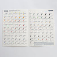 Schmincke HORADAM Aquarell Dot Card Aquarell-Farbfächer – 140 Farben