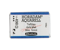 Schmincke Horadam Aquarellfarbe ganze Näpfchen – Dark blue – 498 Dunkelblau