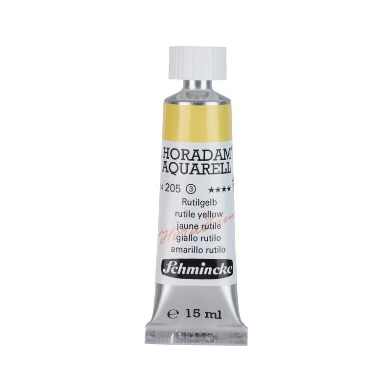 Schmincke Horadam Aquarellfarbe in Tube 15 ml – Onetz – 205 Rutilgelb