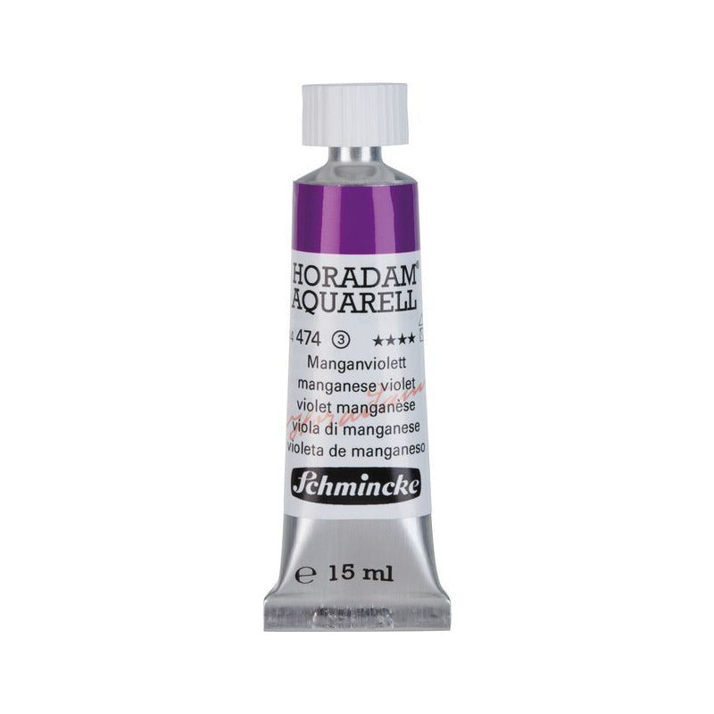 Schmincke Horadam Aquarellfarbe in Tube 15 ml – Onetz – 474 Manganviolett