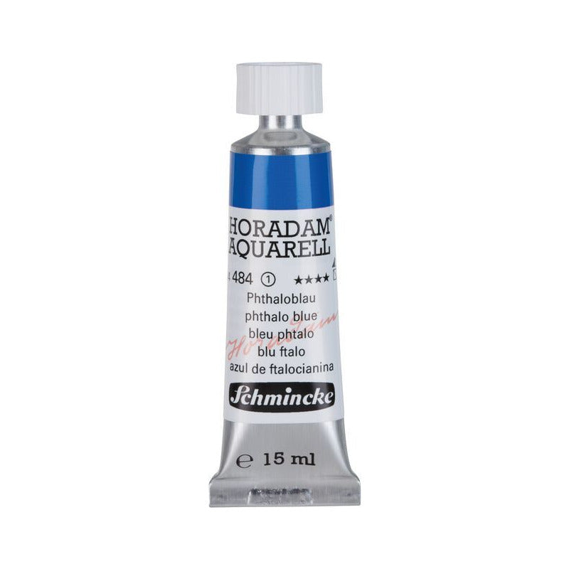 Schmincke Horadam Aquarellfarbe in Tube 15 ml – Onetz – 484 Phthaloblau