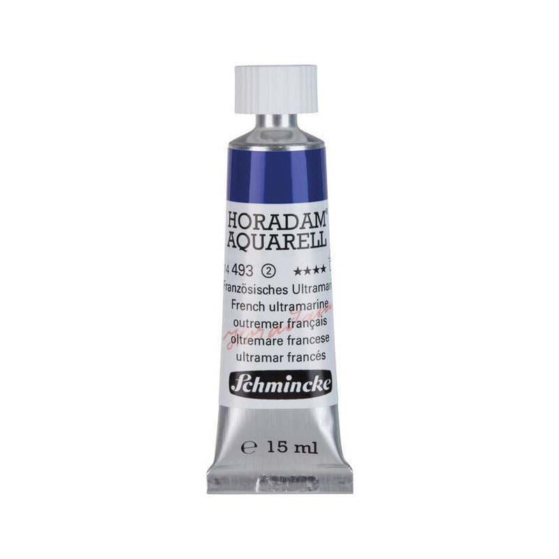 Schmincke Horadam Aquarellfarbe in Tube 15 ml – Onetz – 493 Französisch Ultramarin