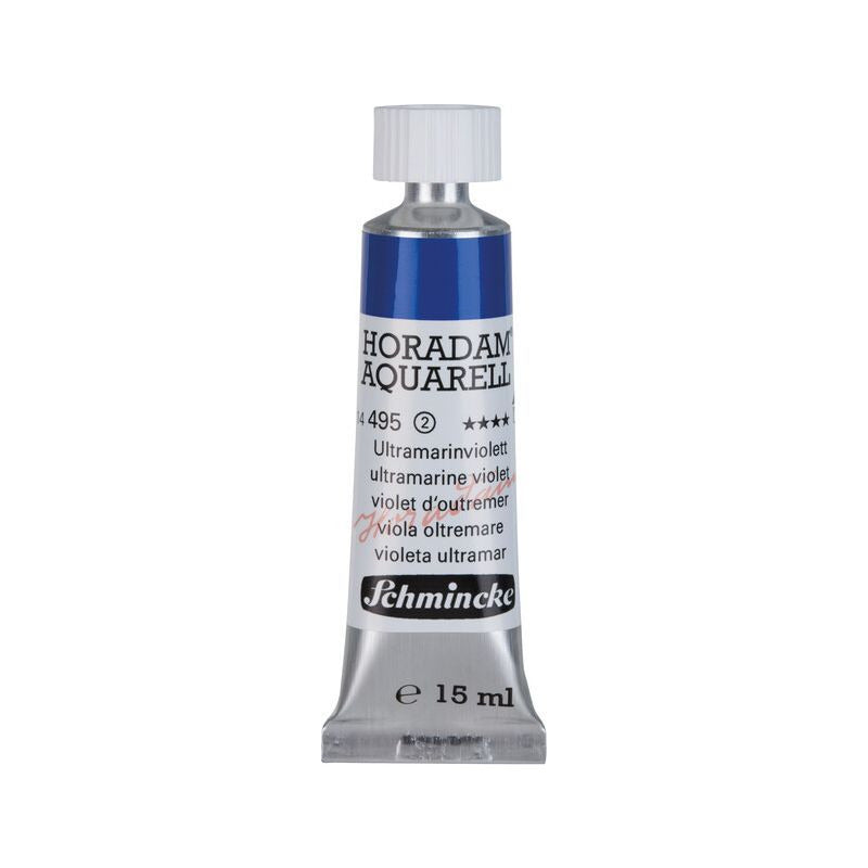 Schmincke Horadam Aquarellfarbe in Tube 15 ml – Onetz – 495 Ultramarinviolett