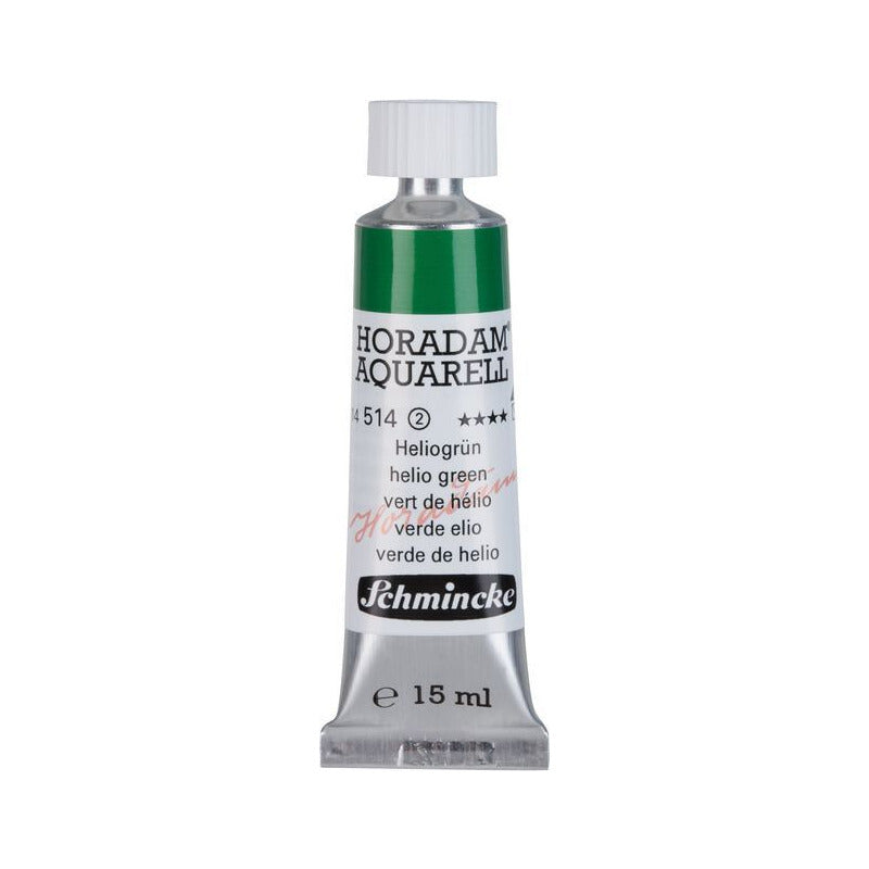 Schmincke Horadam Aquarellfarbe in Tube 15 ml – Onetz – 514 Heliogrün