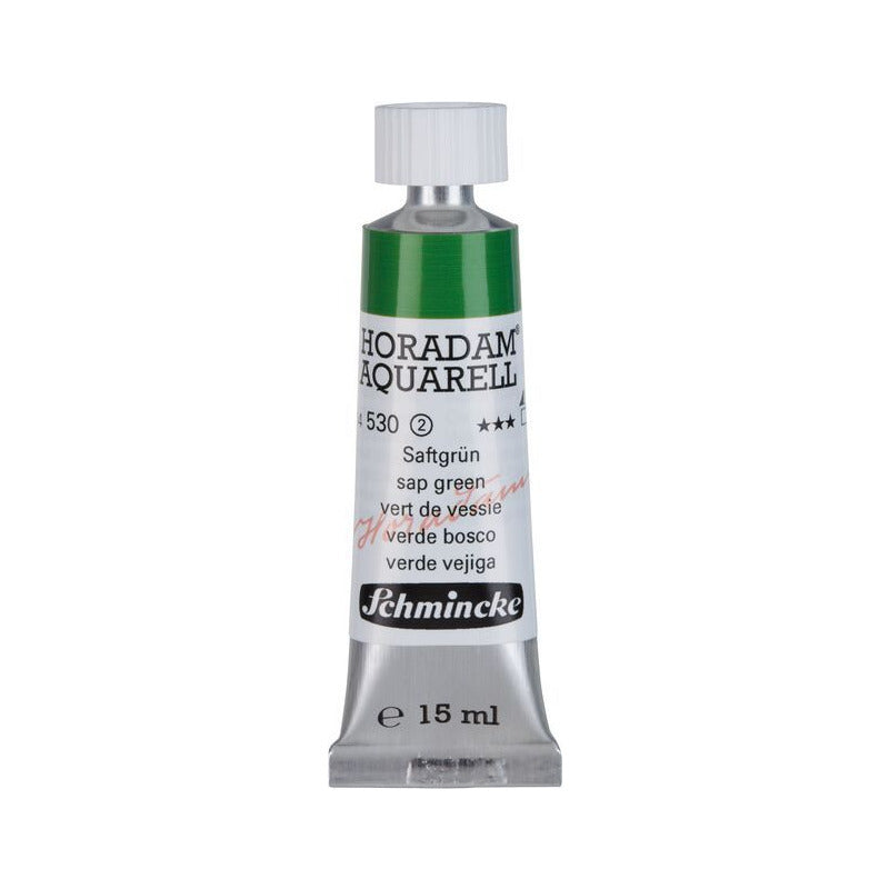 Schmincke Horadam Aquarellfarbe in Tube 15 ml – Onetz – 530 Saftgrün