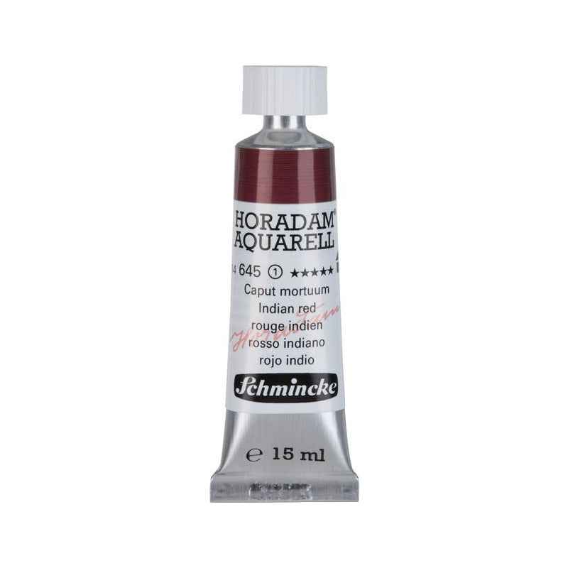 Schmincke Horadam Aquarellfarbe in Tube 15 ml – Onetz – 645 Indischrot