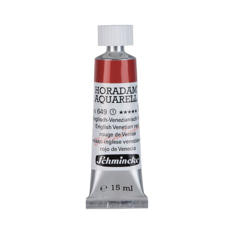 Schmincke Horadam Aquarellfarbe in Tube 15 ml – Onetz – 649 Englisch-Venezianisch Rot