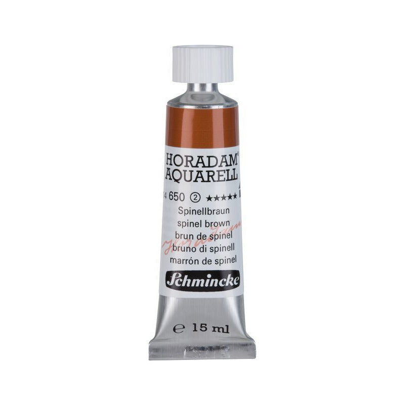 Schmincke Horadam Aquarellfarbe in Tube 15 ml – Onetz – 650 Spinellbraun