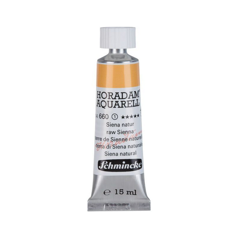 Schmincke Horadam Aquarellfarbe in Tube 15 ml – Onetz – 660 Siena natur