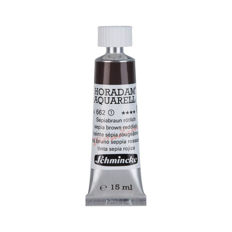Schmincke Horadam Aquarellfarbe in Tube 15 ml – Onetz – 662 Sepiabraun rötlich
