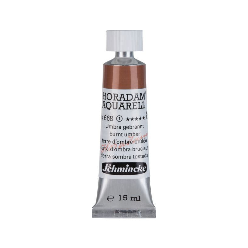 Schmincke Horadam Aquarellfarbe in Tube 15 ml – Onetz – 668 Umbra gebrannt