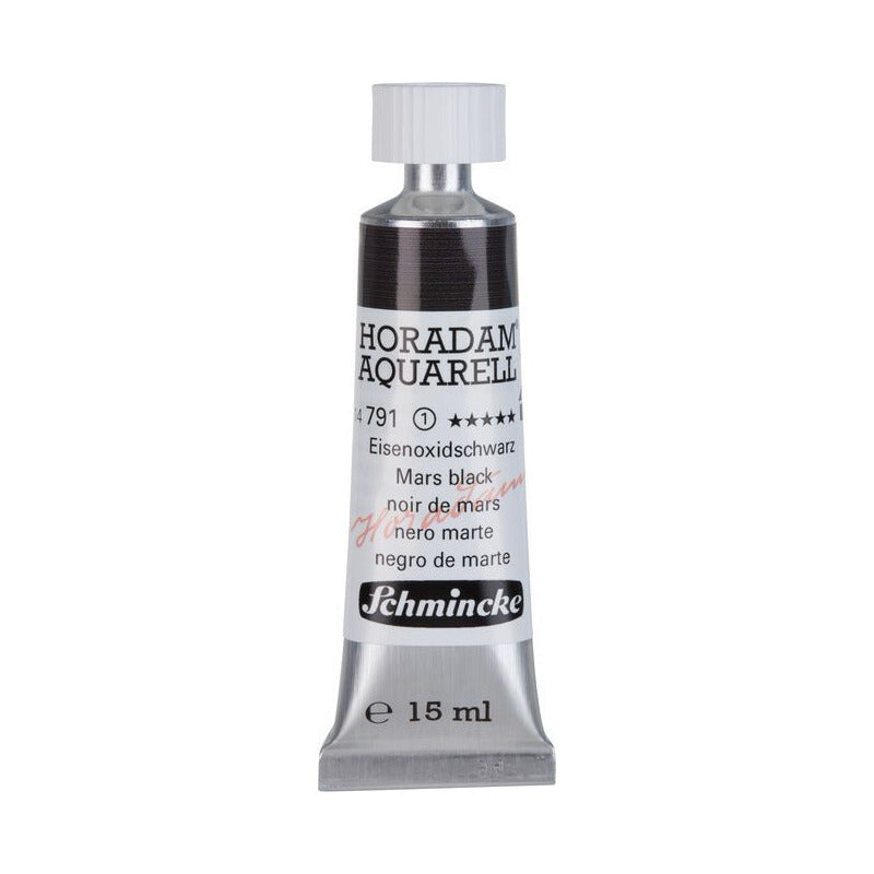 Schmincke Horadam Aquarellfarbe in Tube 15 ml – Onetz – 791 Marschwarz
