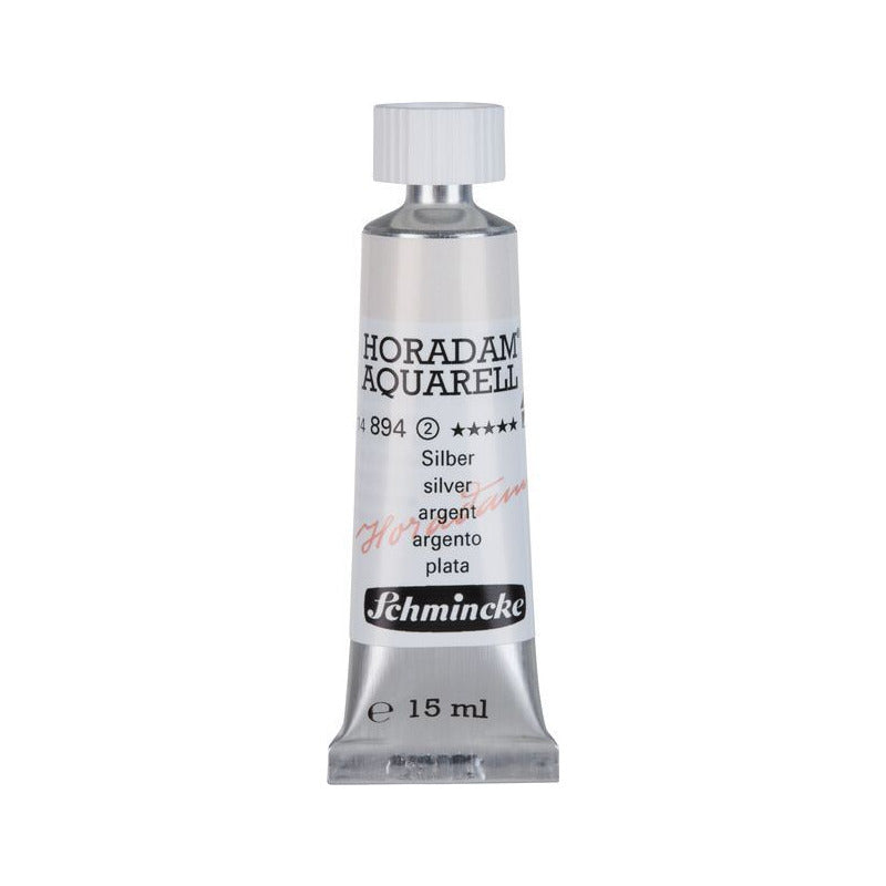 Schmincke Horadam Aquarellfarbe in Tube 15 ml – Onetz – 894 Silber