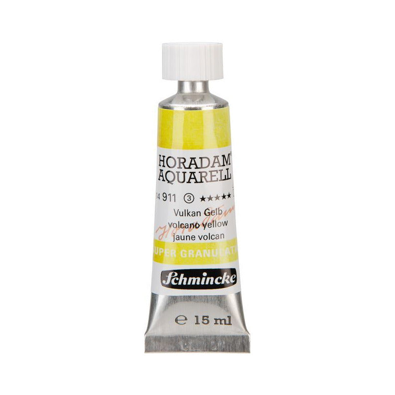 Schmincke Horadam Aquarellfarbe in Tube 15 ml – Onetz – 911 Vulkangelb