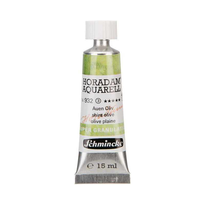 Schmincke Horadam Aquarellfarbe in Tube 15 ml – Onetz – 932 Auen-Oliv