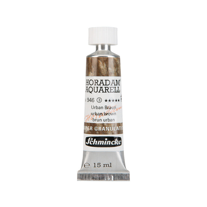 Schmincke Horadam Aquarellfarbe in Tube 15 ml – Onetz – 946 Urban Braun