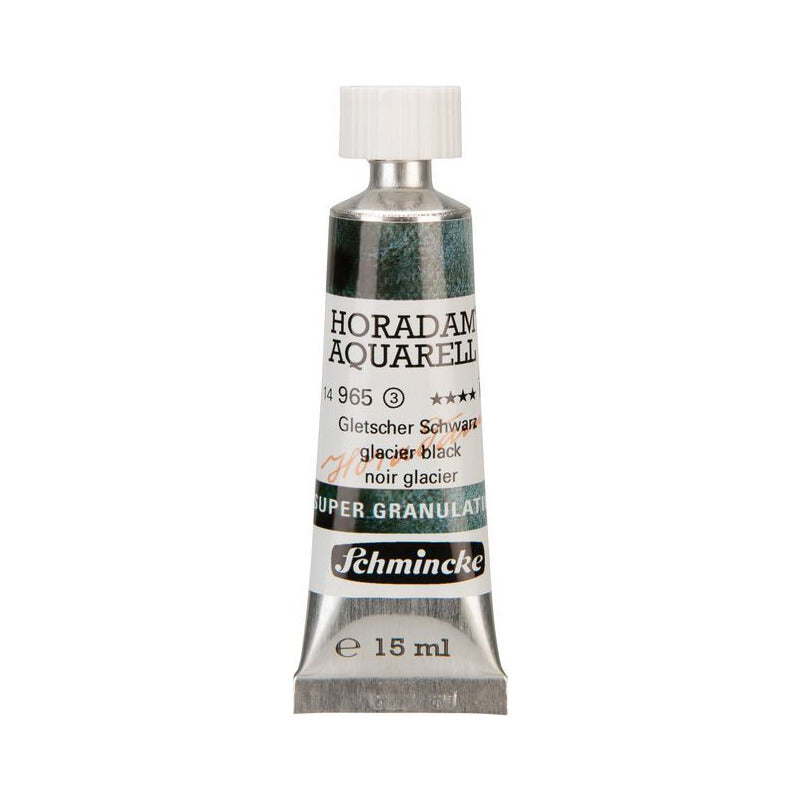 Schmincke Horadam Aquarellfarbe in Tube 15 ml – Onetz – 965 Gletscherschwarz