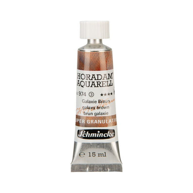 Schmincke Horadam Aquarellfarbe in Tube 15 ml – Onetz – 974 Galaxy Braun
