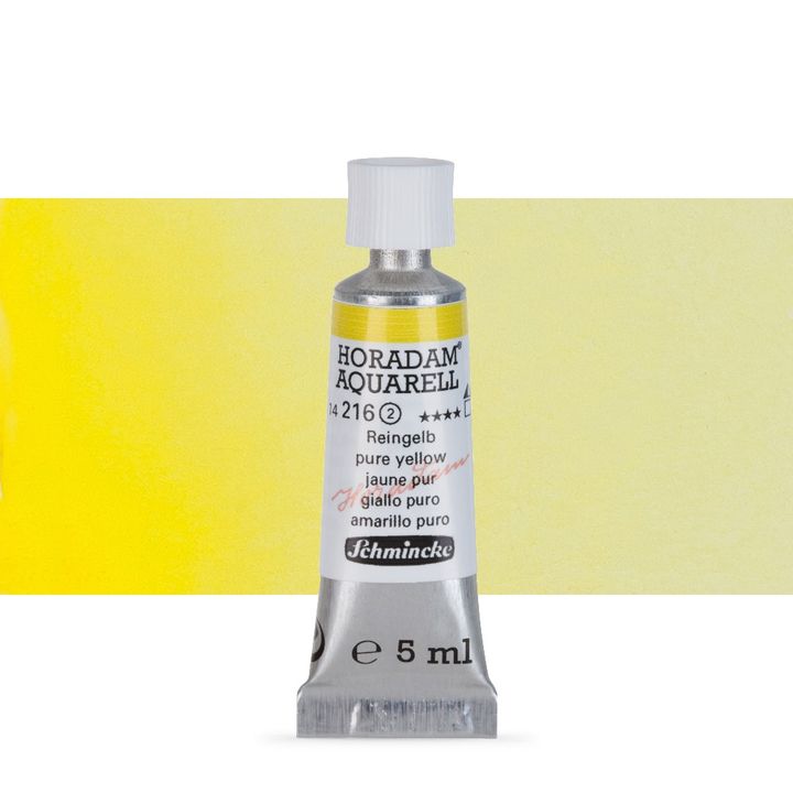 Auswahl an Schmincke HORADAM Aquarellfarben in 5 ml Tuben mit verschiedenen Farbtönen