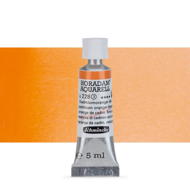 Auswahl an Schmincke HORADAM Aquarellfarben in 5 ml Tuben mit verschiedenen Farbtönen