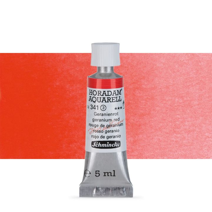 Auswahl an Schmincke HORADAM Aquarellfarben in 5 ml Tuben mit verschiedenen Farbtönen